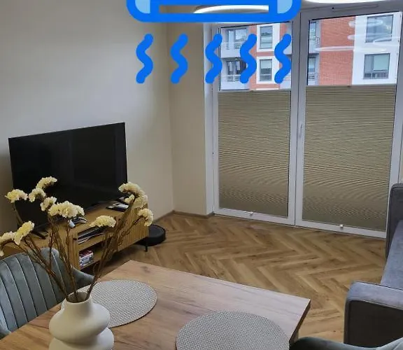 W Centrum Luksusowy, Klimatyzacja, Full Opcja, Zameldowanie 24h, Duzy Parking, Balkon, Playstation 5, Ekspres, Netflix, Winda, Fv, Nowy Budynek Appartamento
